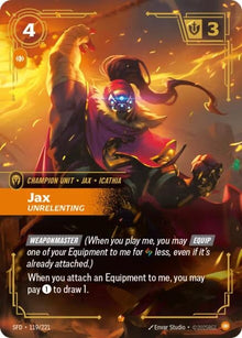 Image for Jax - Unrelenting (119/221) (SPF) - Riftbound: League of Legends Trading Card Game