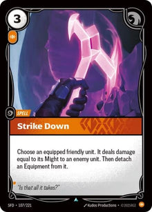 Strike Down (107/221) (SPF)