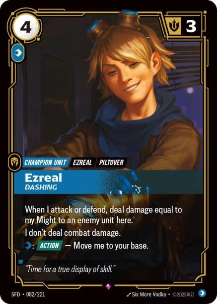 Ezreal - Dashing (082/221) (SPF)
