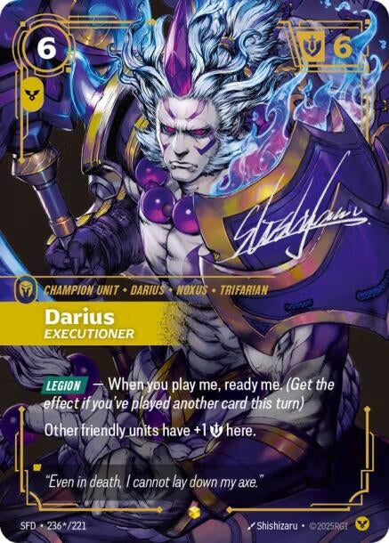 Darius - Executioner (Signature) (236*/221) (SPF)