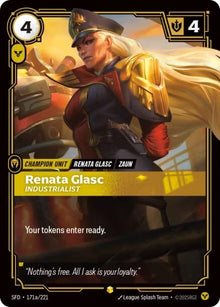Image for Renata Glasc - Industrialist (Alternate Art) (171a/221) (SPF) - Riftbound: League of Legends Trading Card Game