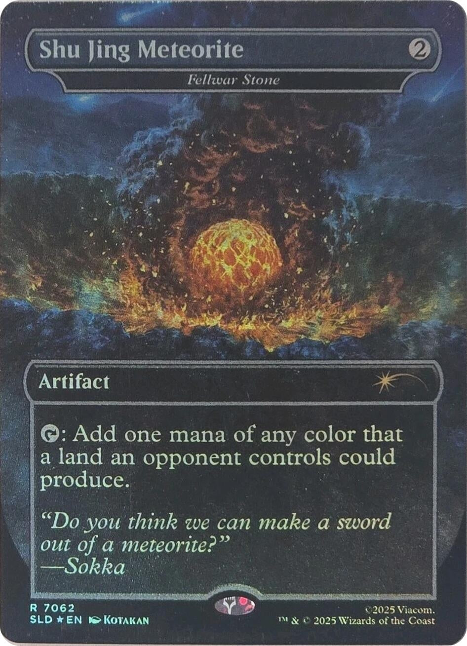 Image for Shu Jing Meteorite - Fellwar Stone (Rainbow Foil) (7062) (SLD) - Magic: The Gathering