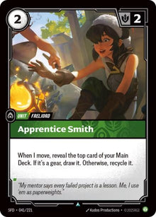 Apprentice Smith (041/221) (SPF)