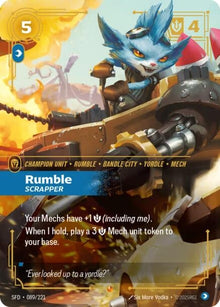Image for Rumble - Scrapper (089/221) (SPF) - Riftbound: League of Legends Trading Card Game