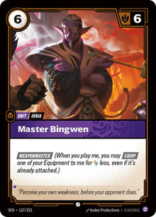 Master Bingwen (127/221) (SPF)