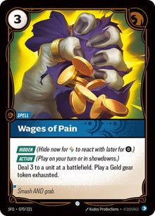 Wages of Pain (070/221) (SPF)