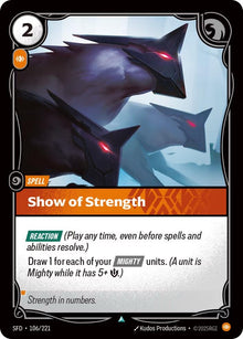 Show of Strength (106/221) (SPF)