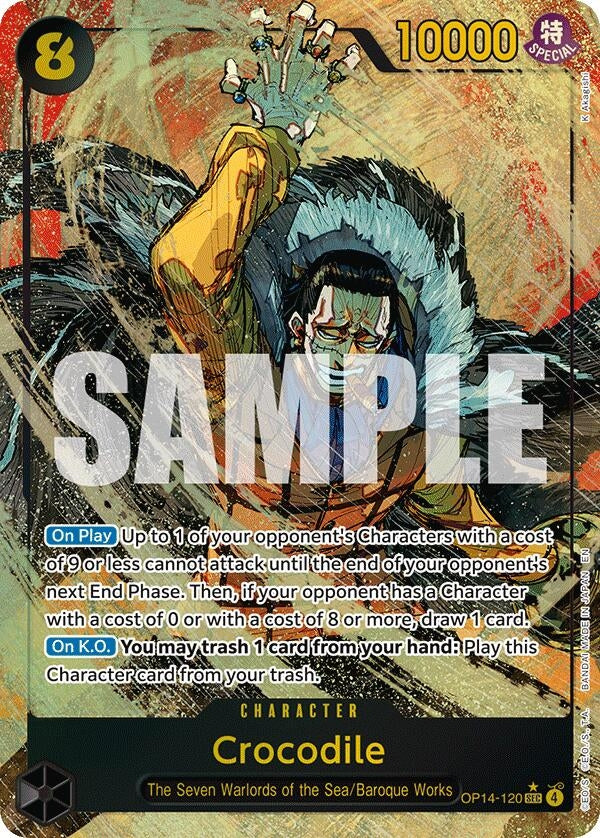 Crocodile - OP14-120 (Alternate Art) (OP14-120) (OP14)