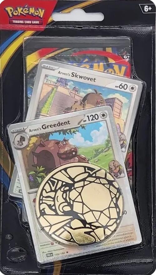 Image for Phantasmal Flames Premium Checklane Blister [Arven's Greedent] - Pokemon