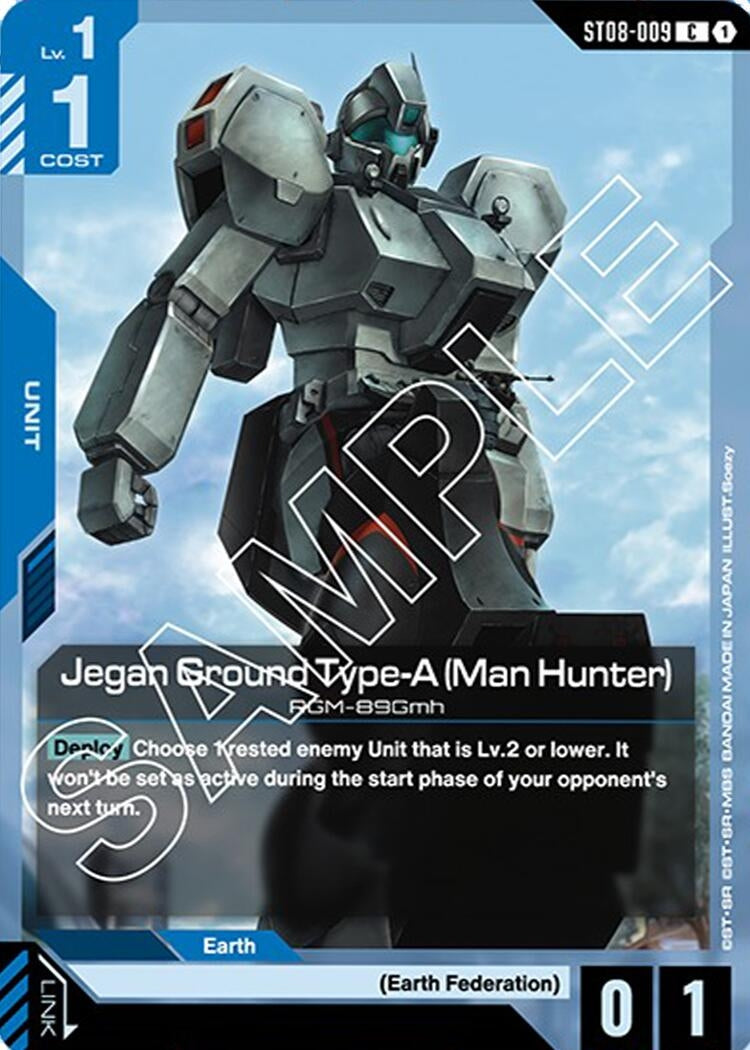 Image for Jegan Ground Type-A (Man Hunter) (ST08-009) (ST08) - Gundam Card Game