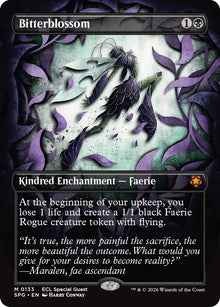 Image for Bitterblossom (Borderless) (133) (SPG) - Magic: The Gathering