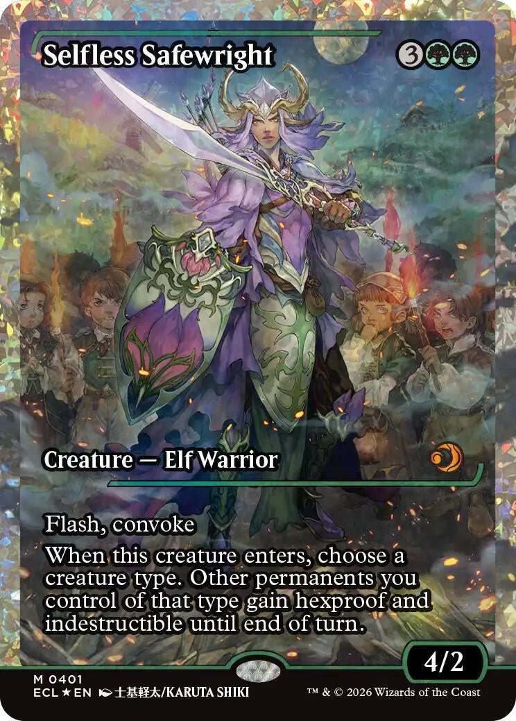 Selfless Safewright (Showcase) (Fracture Foil) (401)