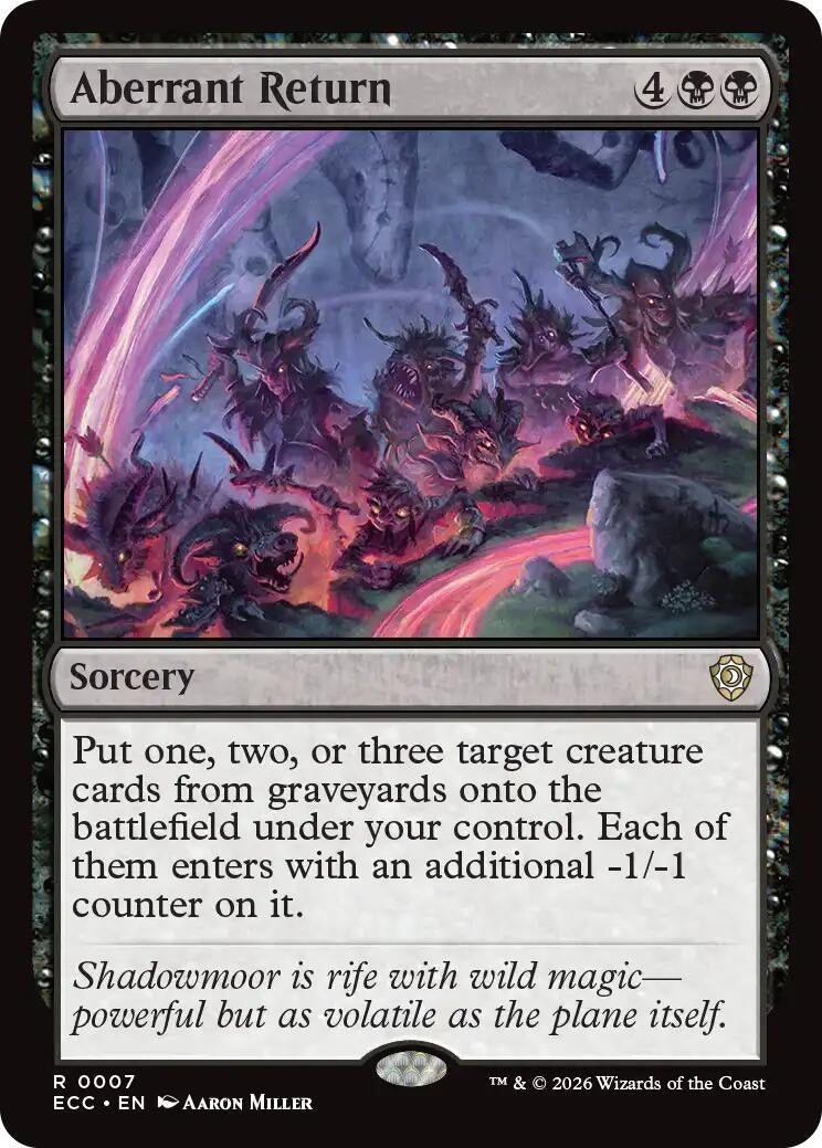 Image for Aberrant Return (7) - Magic: The Gathering