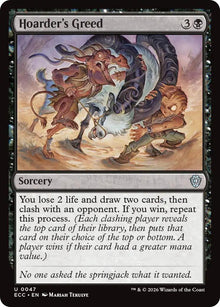 Image for Hoarder's Greed (47) - Magic: The Gathering