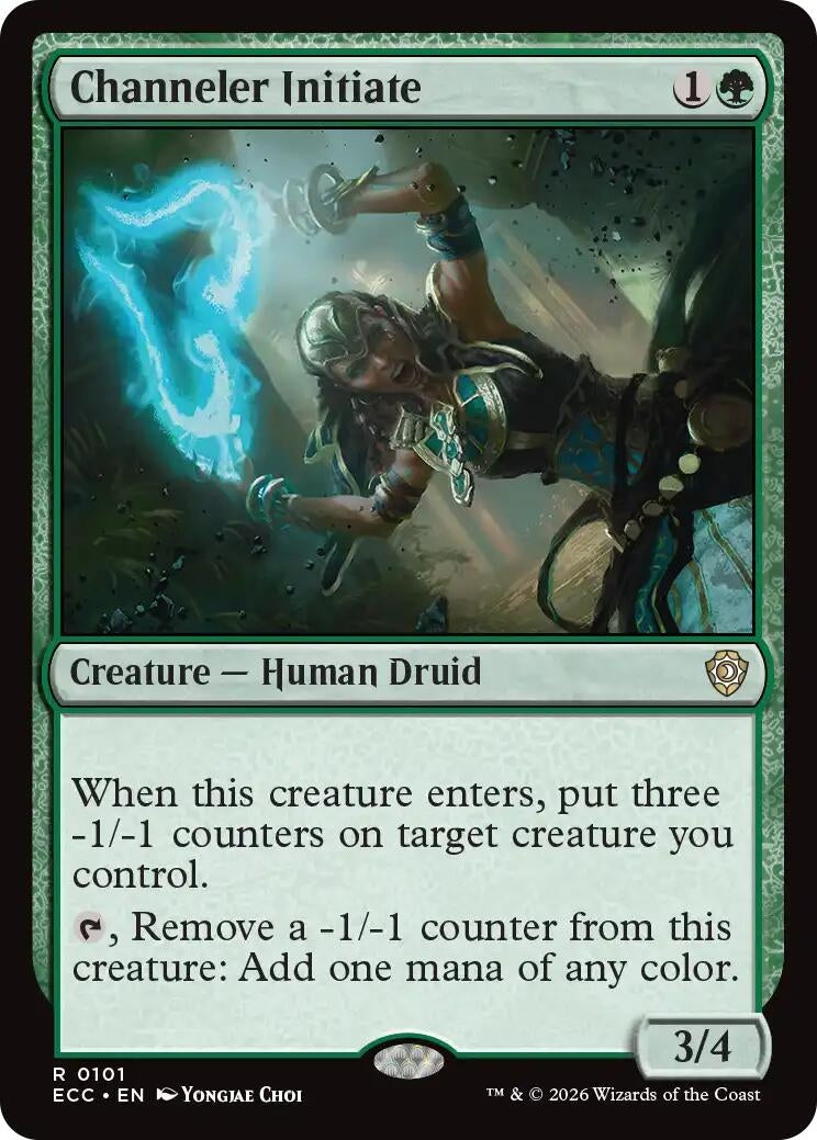 Image for Channeler Initiate (101) - Magic: The Gathering