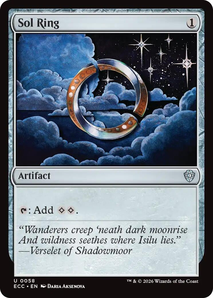 Image for Sol Ring (0058) (58) - Magic: The Gathering