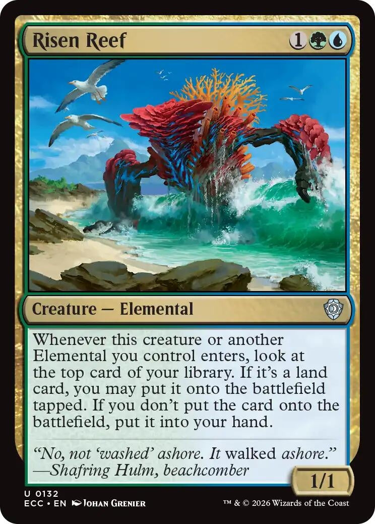 Image for Risen Reef (132) - Magic: The Gathering