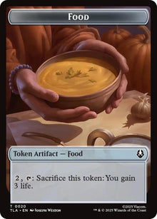 Image for Food (0020) // Ally (0007) Double-Sided Token (20 // 7) - Magic: The Gathering
