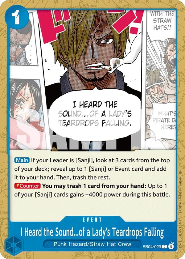 I Heard the Sound...of a Lady's Teardrops Falling (EB04-029) (OP14)