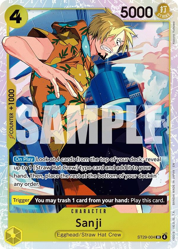 Image for Sanji (ST29-004) (ST-29) - One Piece Card Game
