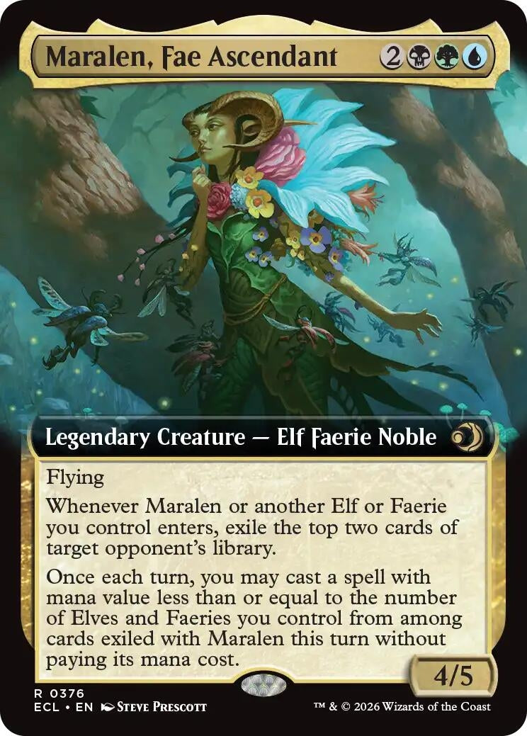Maralen, Fae Ascendant (Extended Art) (376) (ECL)