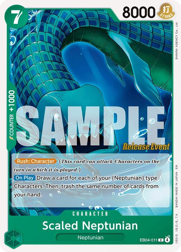 Image for Scaled Neptunian (EB04-011) (OP14 RE) - One Piece Card Game