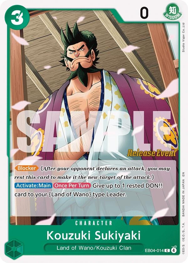 Image for Kouzuki Sukiyaki (EB04-014) (OP14 RE) - One Piece Card Game