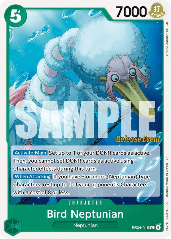 Image for Bird Neptunian (EB04-016) (OP14 RE) - One Piece Card Game