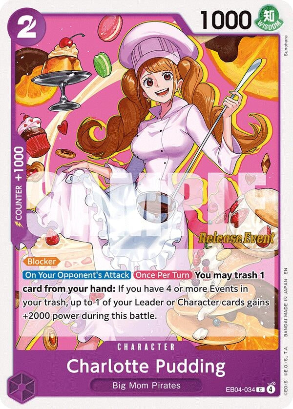 Image for Charlotte Pudding (EB04-034) (OP14 RE) - One Piece Card Game