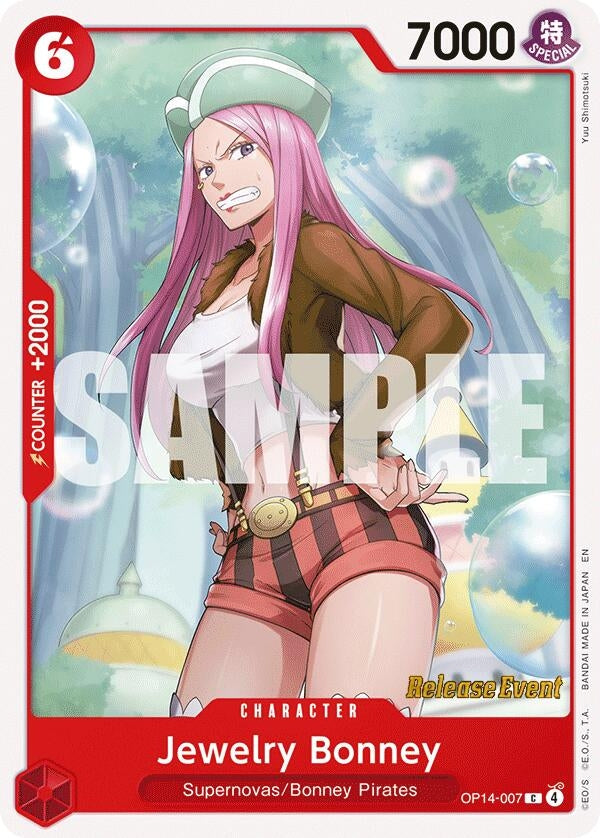 Image for Jewelry Bonney (OP14-007) (OP14 RE) - One Piece Card Game