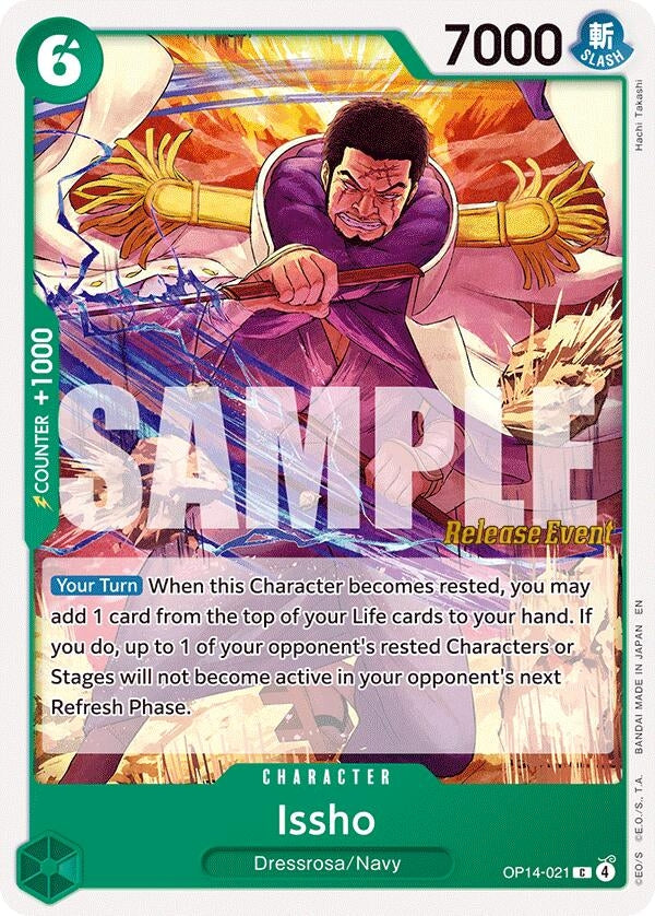 Image for Issho - OP14-021 (OP14-021) (OP14 RE) - One Piece Card Game