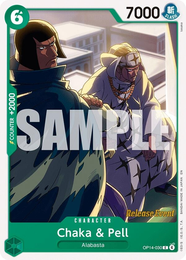 Image for Chaka & Pell - OP14-030 (OP14-030) (OP14 RE) - One Piece Card Game