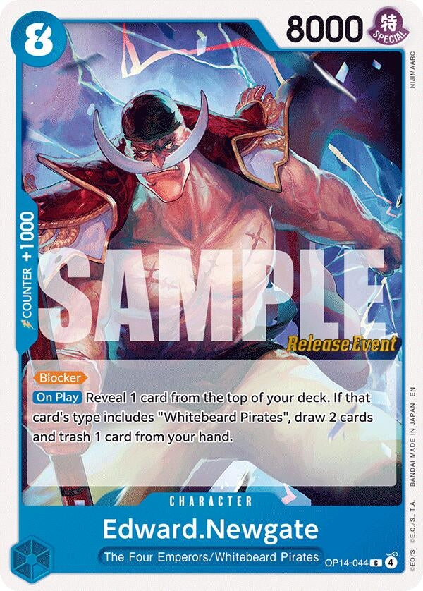 Image for Edward.Newgate (OP14-044) (OP14 RE) - One Piece Card Game