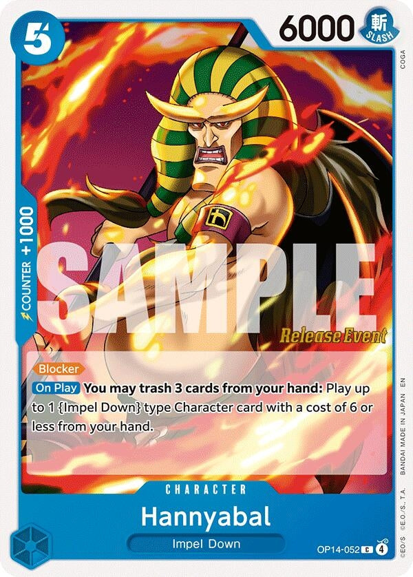 Image for Hannyabal (OP14-052) (OP14 RE) - One Piece Card Game