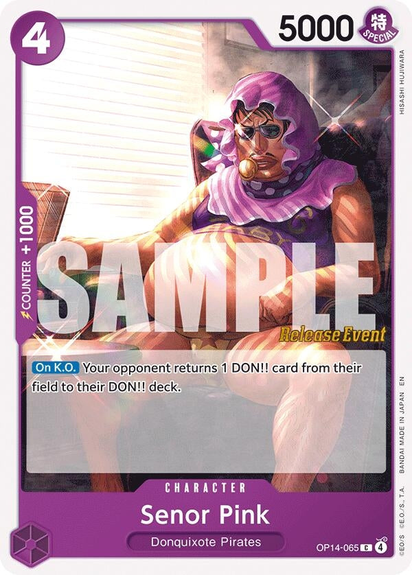 Image for Senor Pink (OP14-065) (OP14 RE) - One Piece Card Game