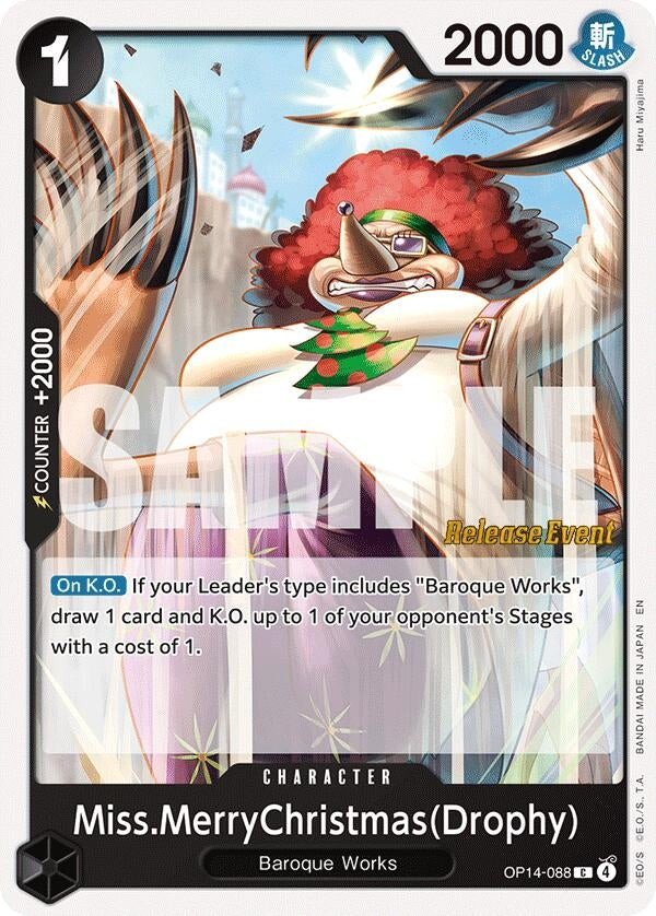 Image for Miss.MerryChristmas(Drophy) (OP14-088) (OP14 RE) - One Piece Card Game