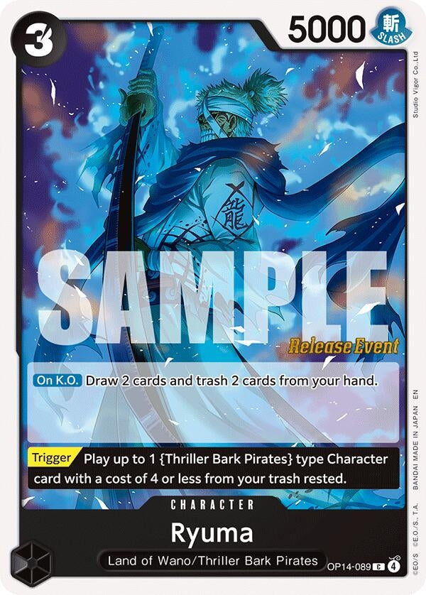 Image for Ryuma (OP14-089) (OP14 RE) - One Piece Card Game