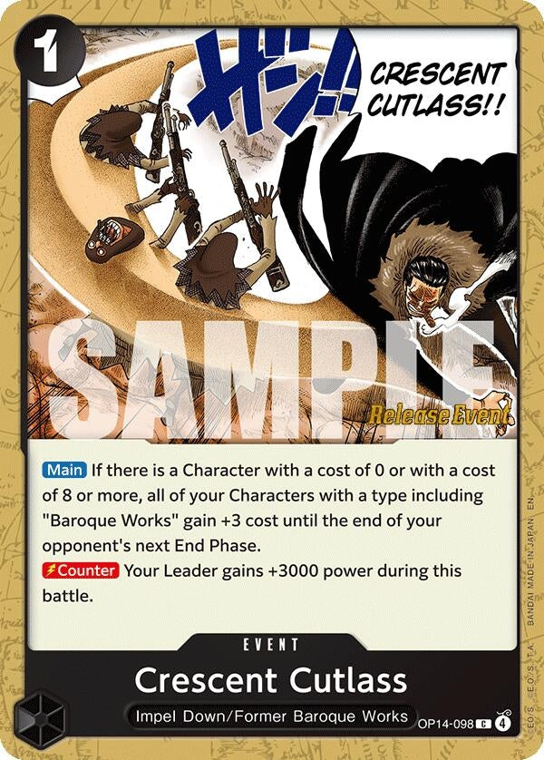 Image for Crescent Cutlass (OP14-098) (OP14 RE) - One Piece Card Game