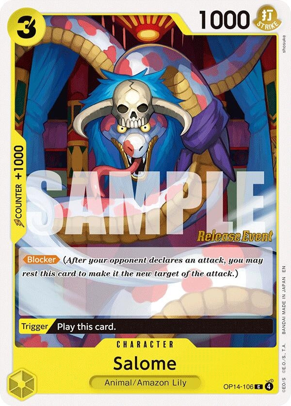 Image for Salome (OP14-106) (OP14 RE) - One Piece Card Game