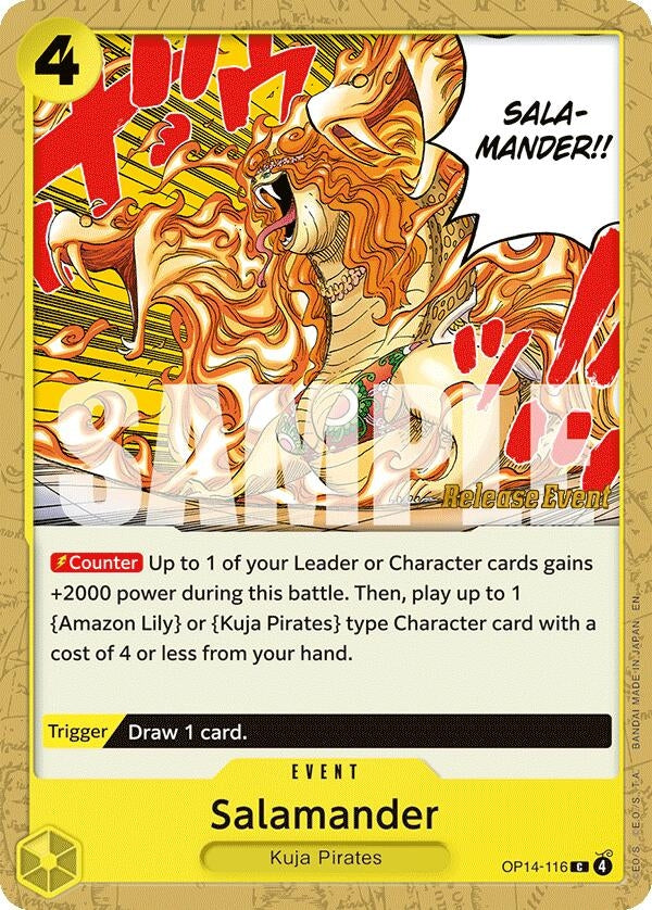 Image for Salamander (OP14-116) (OP14 RE) - One Piece Card Game