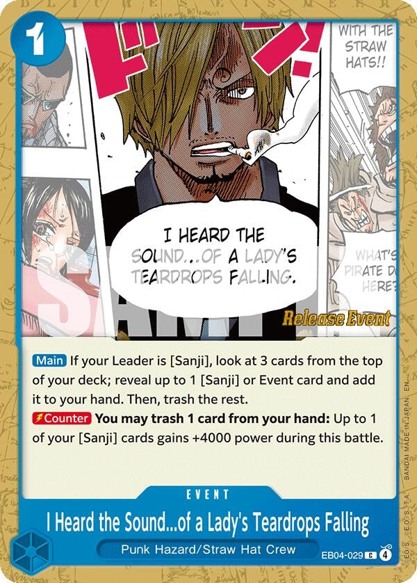 Image for I Heard the Sound...of a Lady's Teardrops Falling (EB04-029) (OP14 RE) - One Piece Card Game
