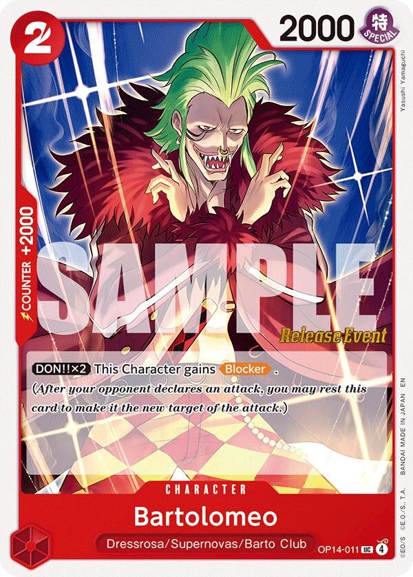 Image for Bartolomeo (OP14-011) (OP14 RE) - One Piece Card Game