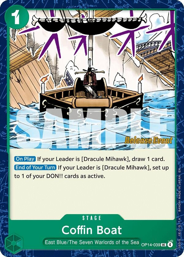 Image for Coffin Boat (OP14-039) (OP14 RE) - One Piece Card Game