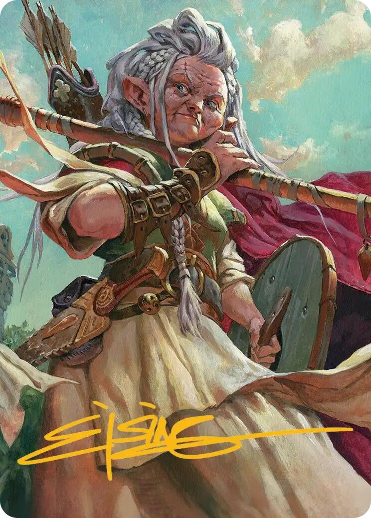 Image for Brigid, Clachan's Heart Art Card (Gold-Stamped Signature) (29) - Magic: The Gathering