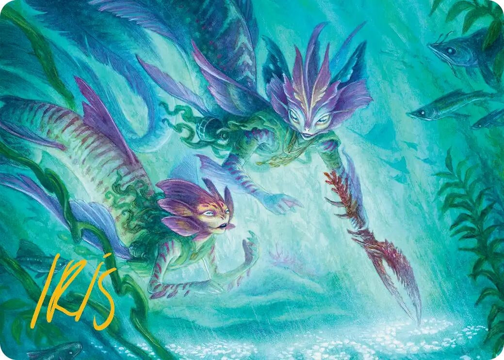 Image for Silvergill Mentor Art Card (Gold-Stamped Signature) (10) - Magic: The Gathering