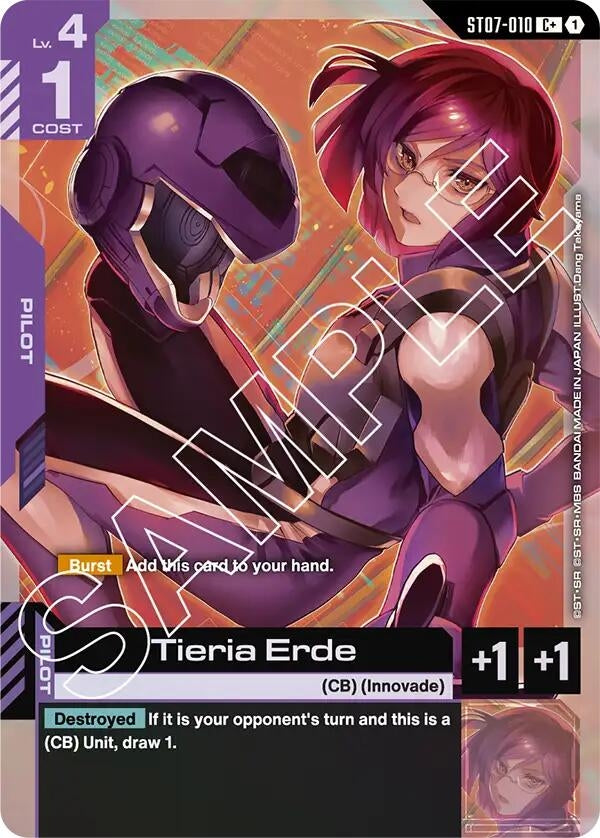 Image for Tieria Erde (C+) (ST07-010) (ST07) - Gundam Card Game