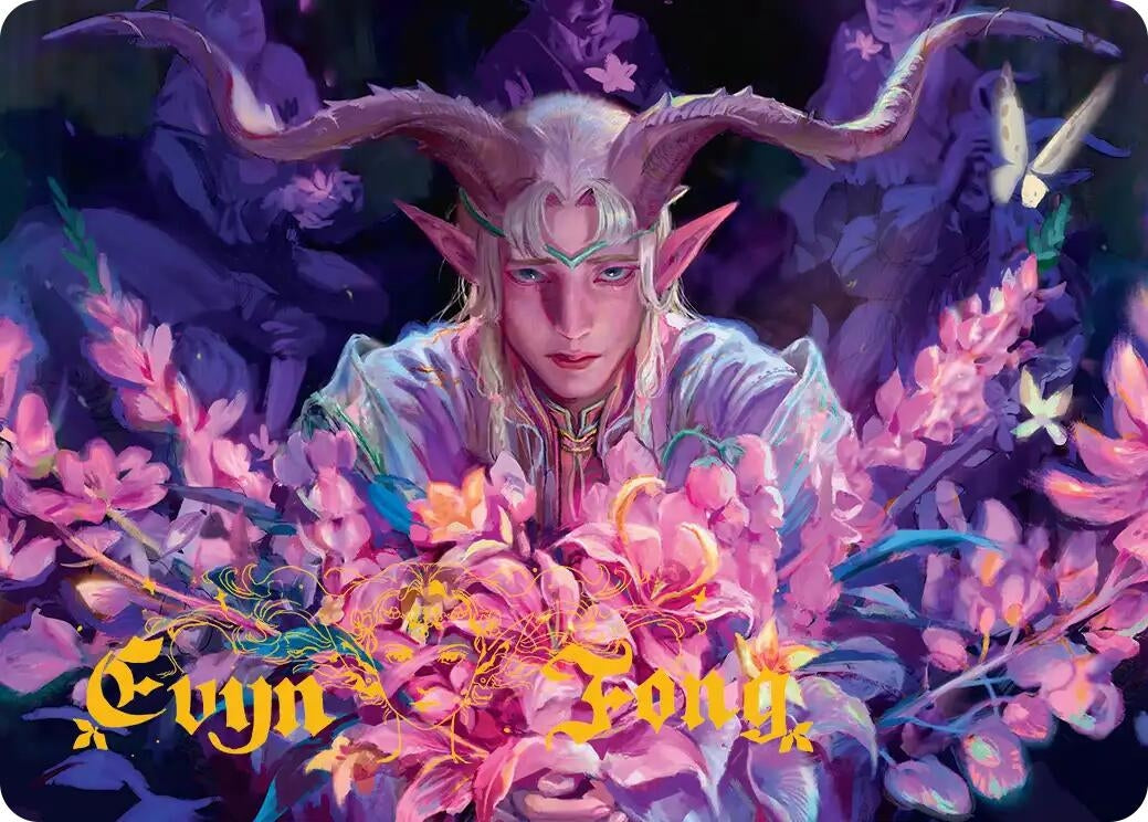 Image for Dawnhand Eulogist Art Card (Gold-Stamped Signature) (14) - Magic: The Gathering