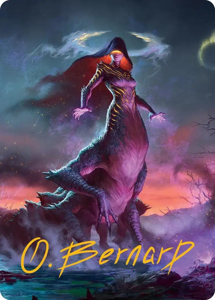 Image for Moonshadow Art Card (Gold-Stamped Signature) (15) - Magic: The Gathering