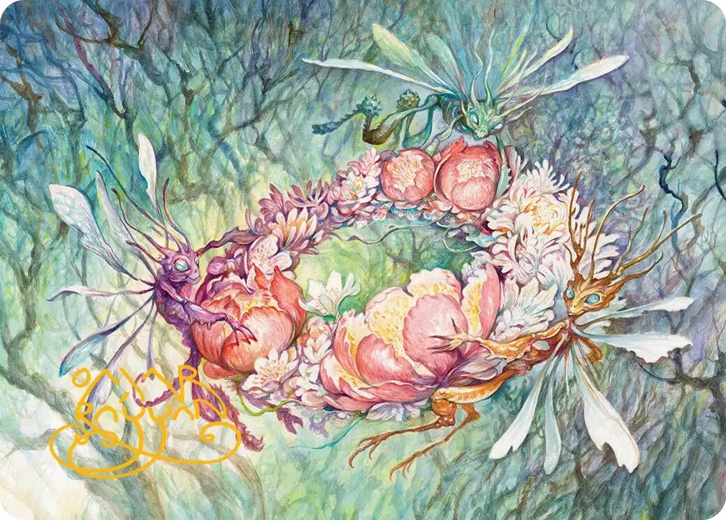 Image for Grave Venerations Art Card (Gold-Stamped Signature) (46) - Magic: The Gathering