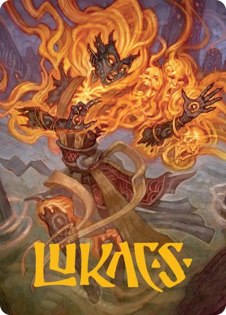 Image for Ashling, Rekindled Art Card (33/54) (Gold-Stamped Signature) (33) - Magic: The Gathering